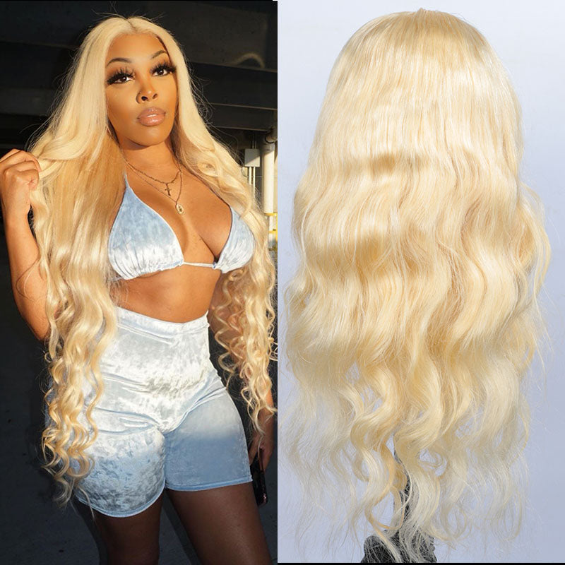 Blonde Wigs 613 Straight Hair 13*6 Frontal Wigs Human Hair Lace Front Wigs