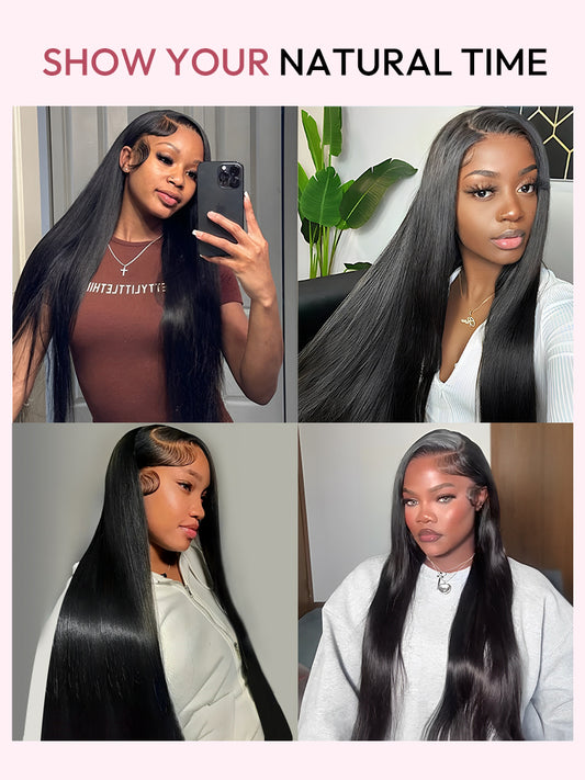 HD Lace Wigs Realistic Straight 13*6 Lace Front Wigs Transparent Lace Wigs With 6 Inch Deep Part Lace