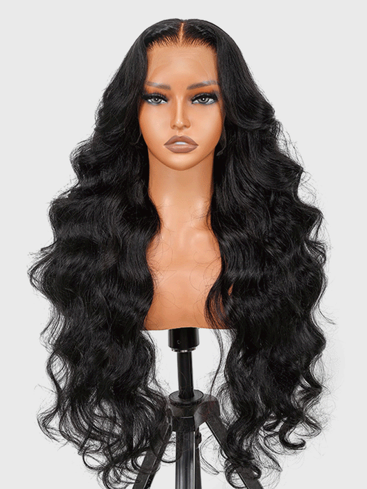 Glueless Ready To Go Wigs - Body Wave Pre-Cut HD Undetectable Lace Pre-Bleached Closure Wigs