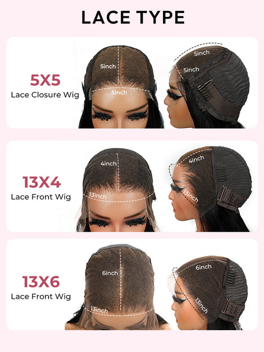 Straight Hair Transparent HD Wigs Pre Plucked Invisible Lace Front Wigs
