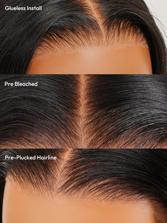 Glueless Ready To Go Wigs - Straight Super Invisible LY Lace Closure Human Hair Wigs