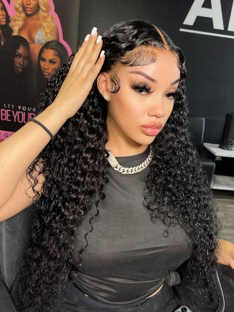 Deep Wave 13x6 HD Invisible Lace Frontal Wigs For Women