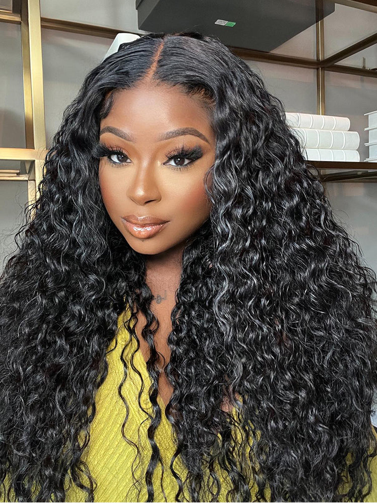 Deep Wave 13x6 HD Invisible Lace Frontal Wigs For Women