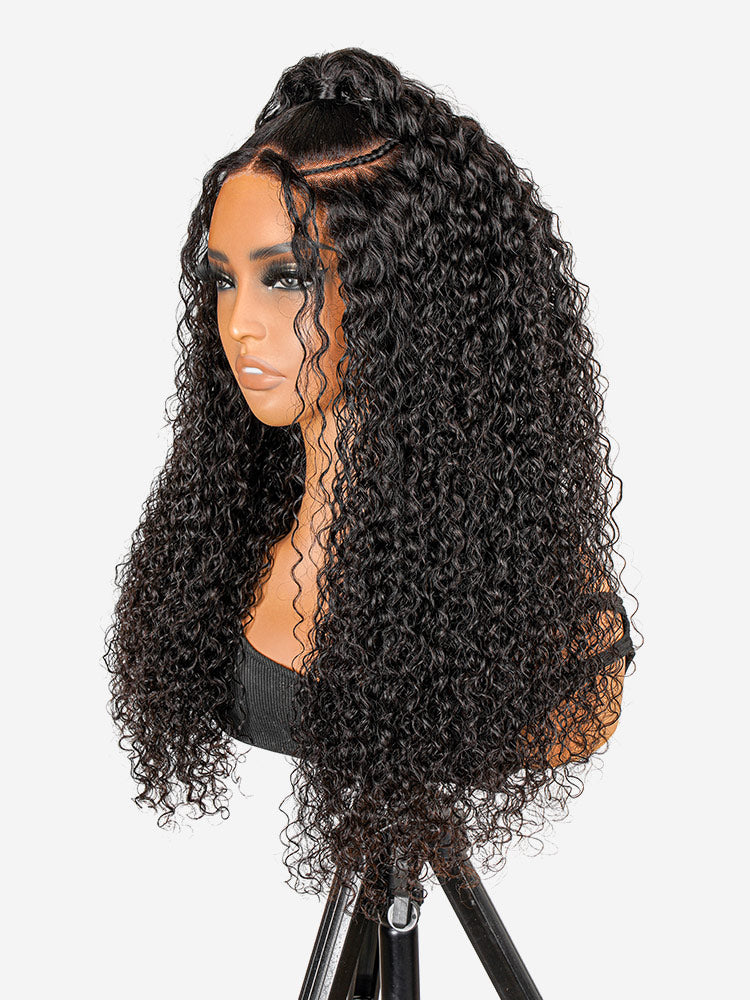 Glueless Curly Stylist Wig 6x6 Deep Parting Lace Closure Wig Ready to Go