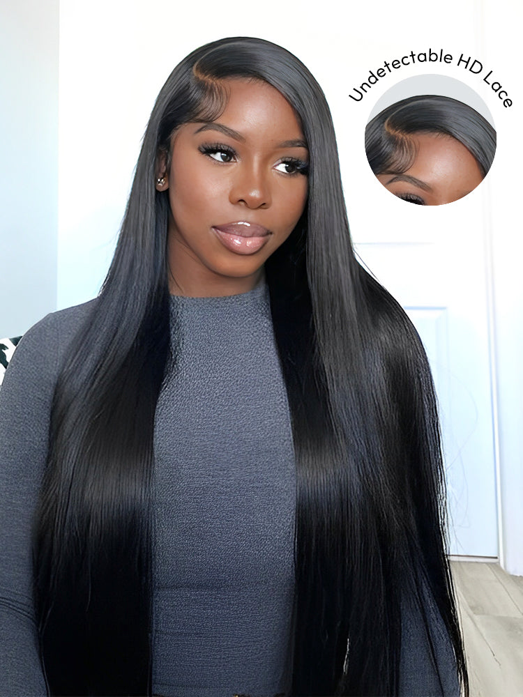 HD Lace Wigs Realistic Straight 13*6 Lace Front Wigs Transparent Lace Wigs With 6 Inch Deep Part Lace