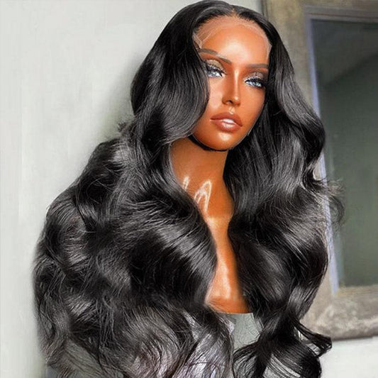 Body Wave 6*6 Closure Wigs Brazilian Lace Front Wigs 180% Density Glueless Lace Wigs