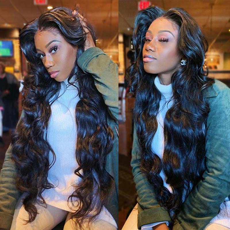 Body Wave 13*6 Long Hair Wigs 40 Inch Wig Affordable Long Lace Front Wigs
