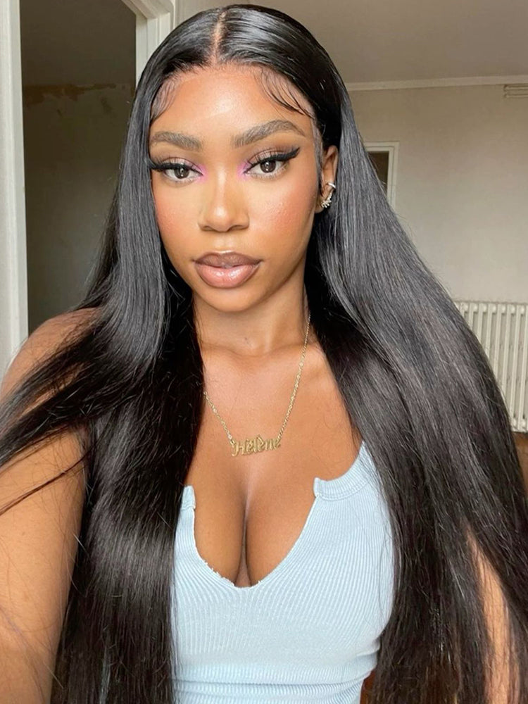 Glueless Ready To Go Wigs - Straight Super Invisible LY Lace Closure Human Hair Wigs