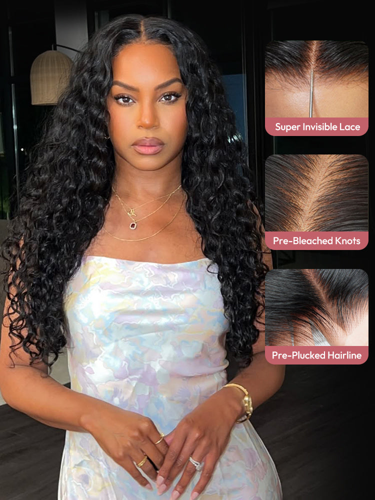 13x6 HD Lace Frontal Wig Curly Wig HD Swiss 13*4 Human Hair Lace Front Wigs