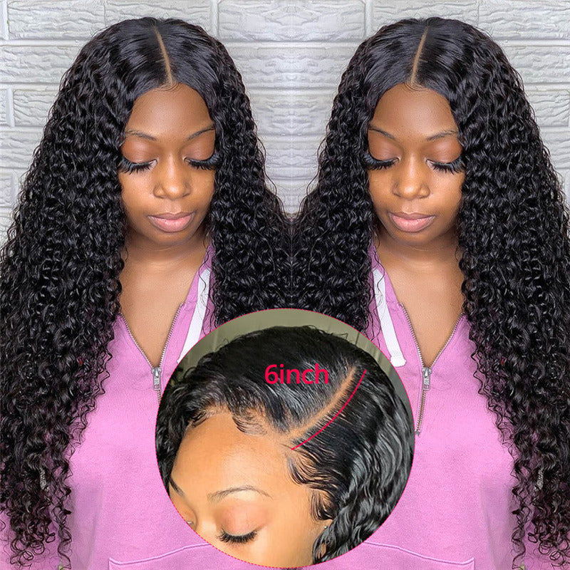 Deep Wave 13*6 Lace Front Wigs With Baby Hair Affordable Brazilian Lace Front Wigs For Black Women