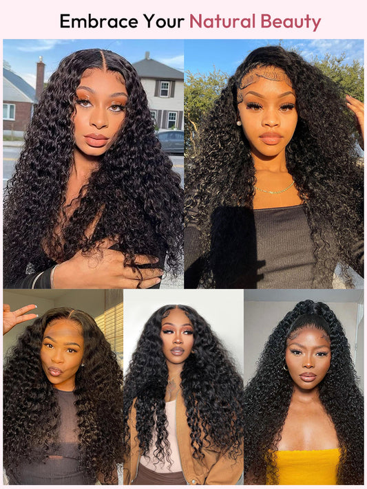 13x6 HD Lace Frontal Wig Curly Wig HD Swiss 13*4 Human Hair Lace Front Wigs