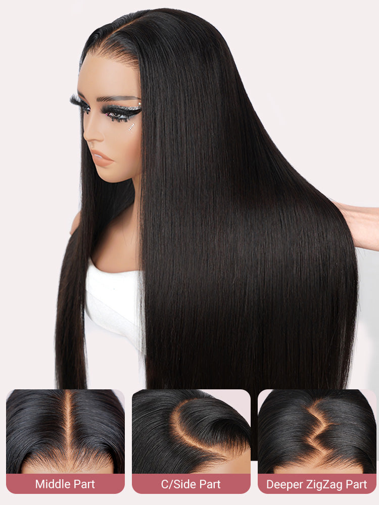 Glueless Ready To Go Wigs - Straight Super Invisible LY Lace Closure Human Hair Wigs