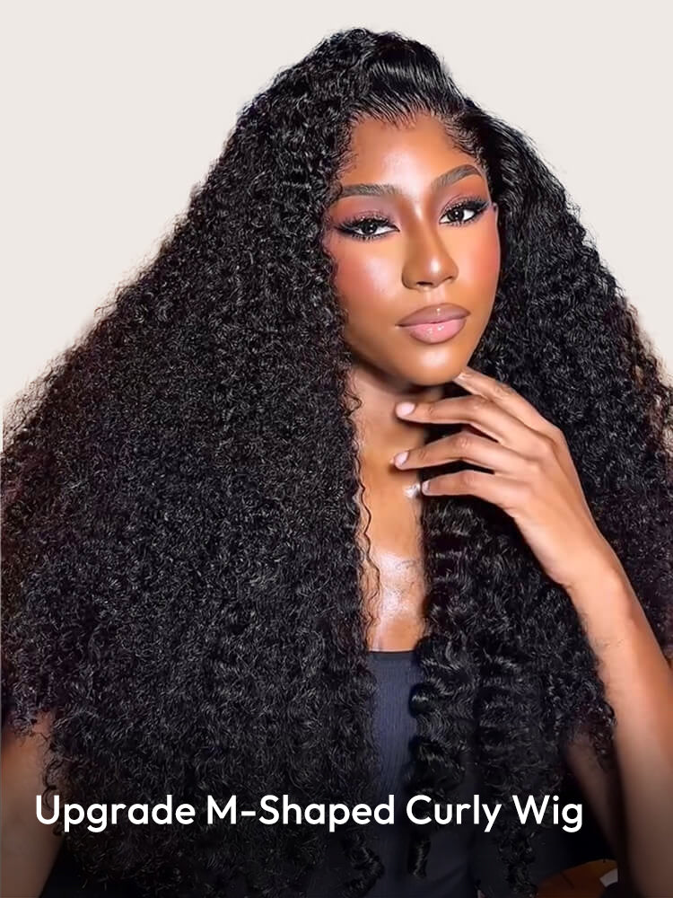 Flawless Lagos Hairline Jerry Curly Wig 13x6 Invisible Lace Front Wig
