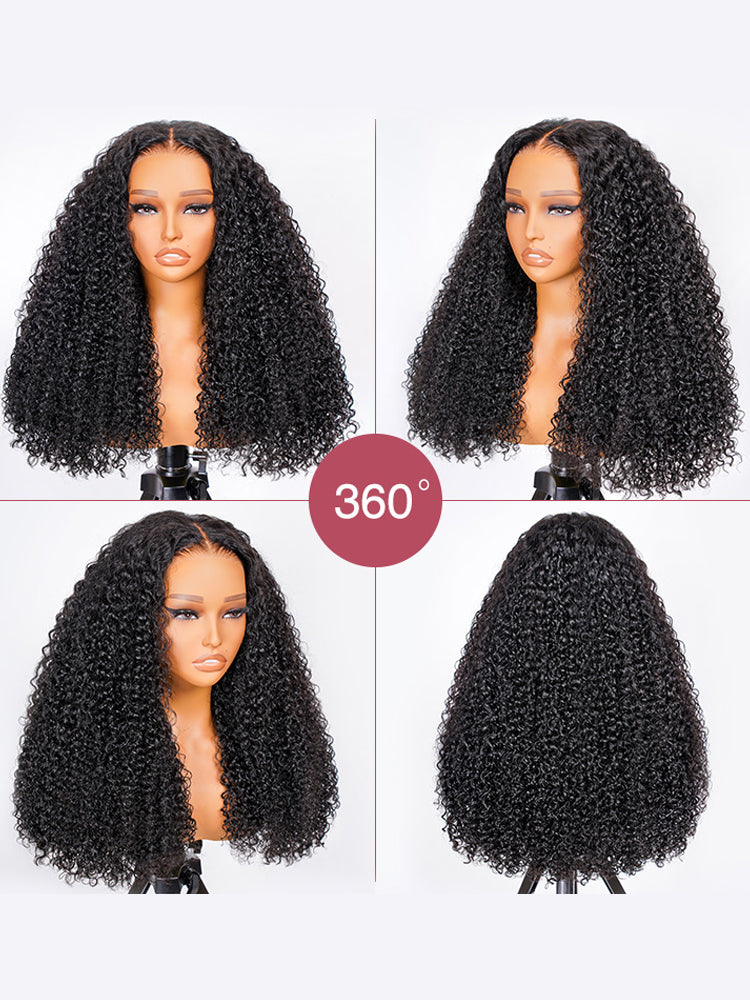 Curly Hair Wigs 13*4 HD Lace Front Wigs With Baby Hair Kinky Curly Lace Front Wigs For Black Women