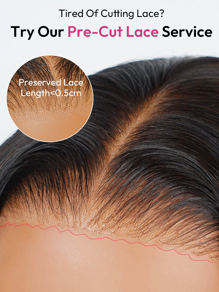 Glueless Ready To Go Wigs - Body Wave Pre-Cut HD Undetectable Lace Pre-Bleached Closure Wigs