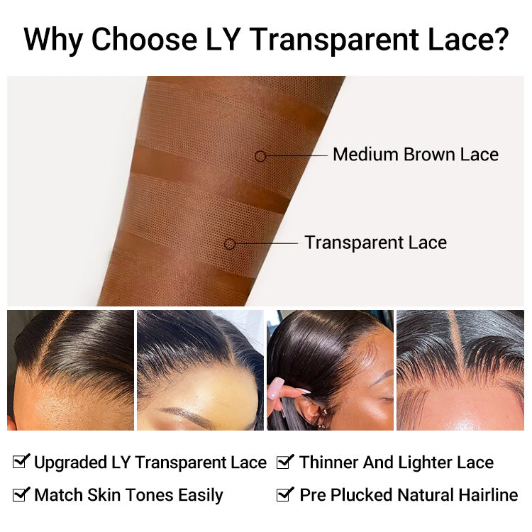 Kinky Straight Brazilian Lace Front Wigs With Baby Hair Lace Front Human Hair Wigs