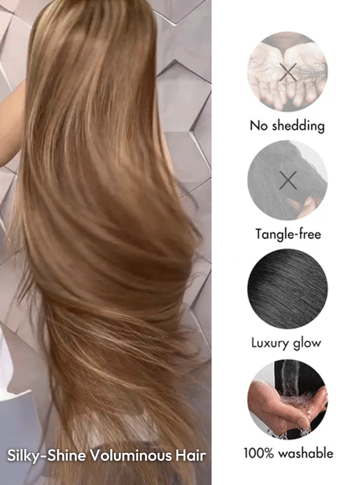 Highlight Wigs Straight Hair Ombre Wigs Customized Human Hair Lace Front Wigs