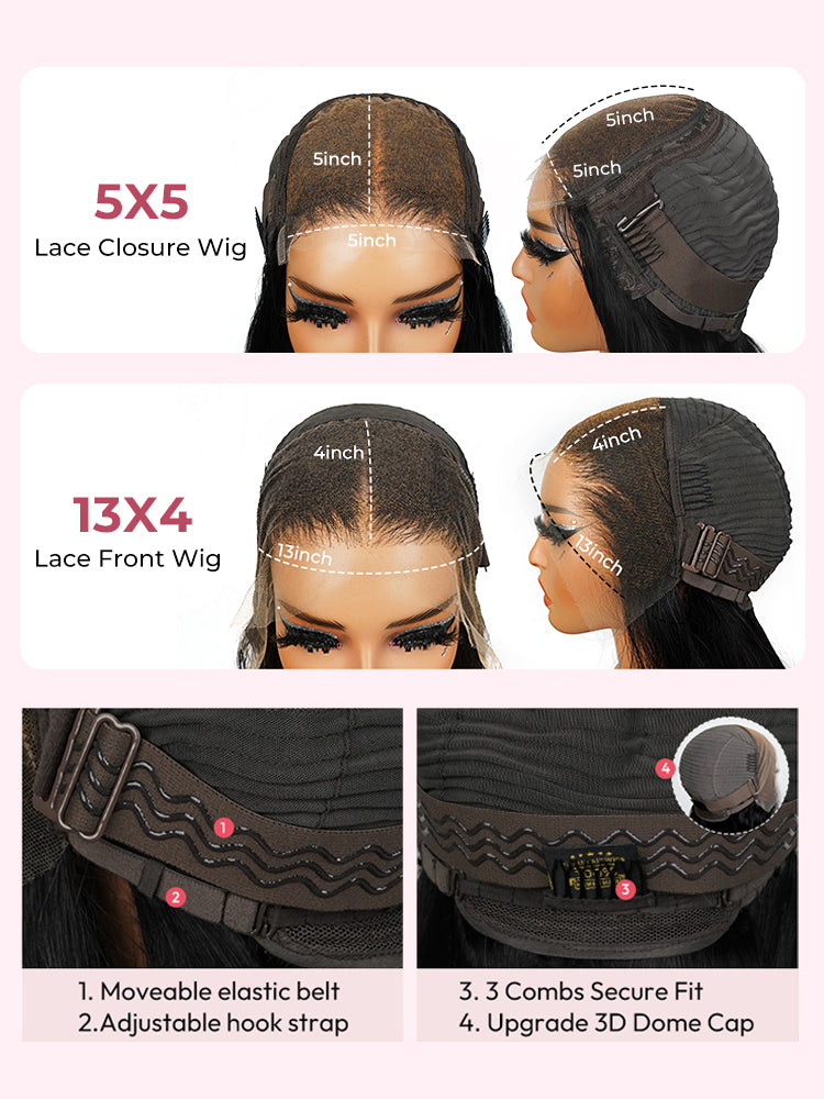 HD Lace Closure 12 Inch Bob Wig Straight Undetectable Lace Bob Wigs