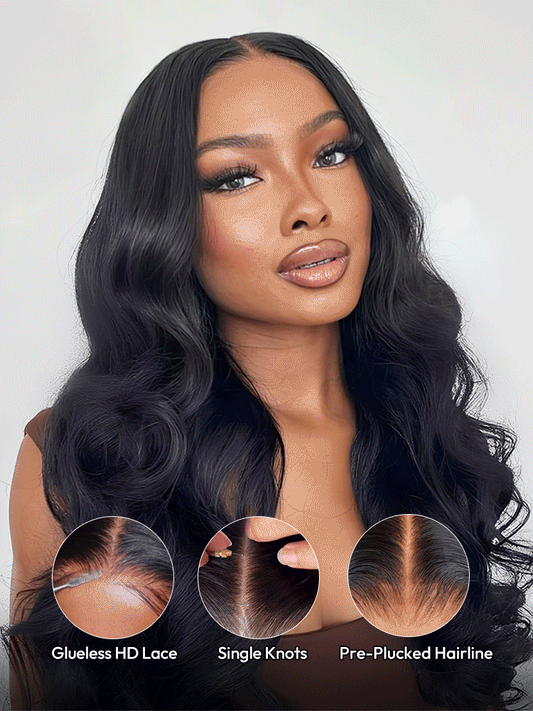Body Wave 5x5 Lace Closure Wigs Affordable Wigs For African American Women