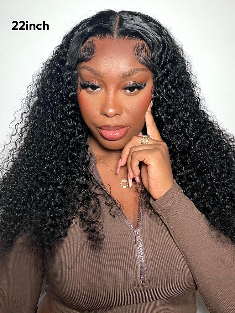Glueless Ready To Go Wigs - Natural Deep Wave Hair Invisible LY Lace Wigs