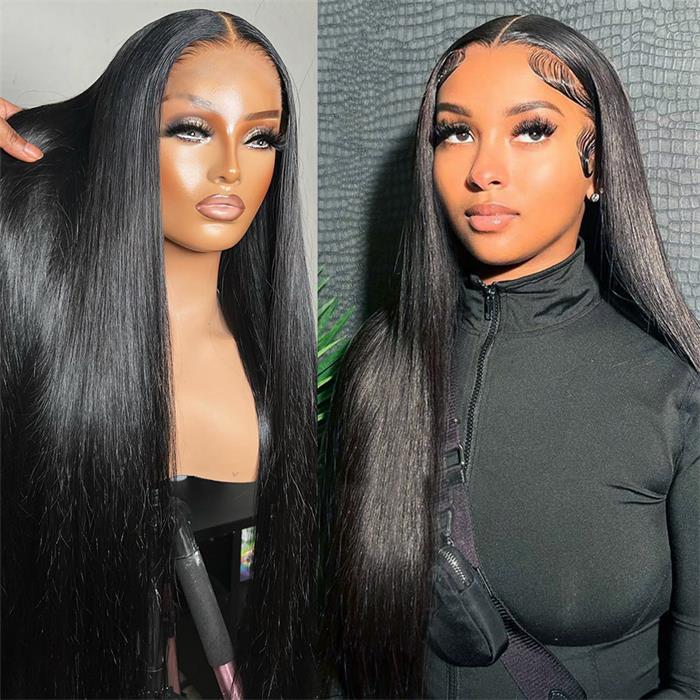 6*6 Lace Wigs Straight Human Hair Natural Looking Closure Wigs 100% Human Hair Wigs For Women